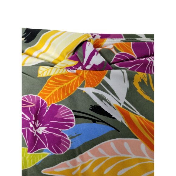 Time and Tru Womens 3XL Tropic Punch High Waist Bikini Swim Bottoms New - Picture 5 of 7